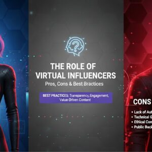 The Role of Virtual Influencers: Pros, Cons & Best Practices
