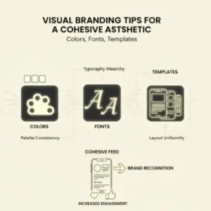 Visual Branding Tips for a Cohesive Aesthetic (Colors, Fonts, Templates)