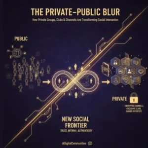 The Private–Public Blur: How Private Groups, Clubs & Channels Are Transforming Social Interaction.