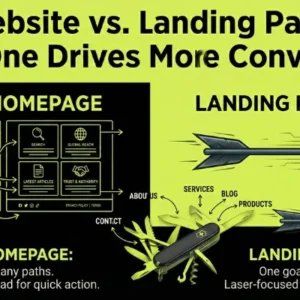 Website vs. Landing Page: Which One Drives More Conversions?
